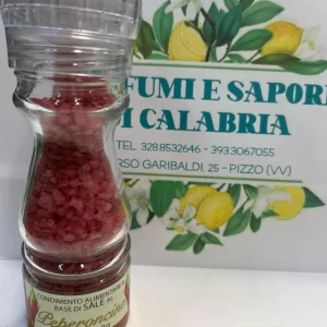Condimento naturale a base di sale al peperoncino