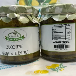 Zucchine grigliate in olio